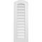 Ekena Millwork Arch Top Surface Mount PVC Gable Vent: Functional, w/ 3-1/2"W x 1"P Standard Frame, 14"W x 40"H GVPAR14X4001SF - alternate 1